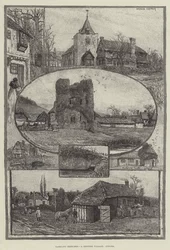 Esboços rambling, uma vila de Kentish, Otford